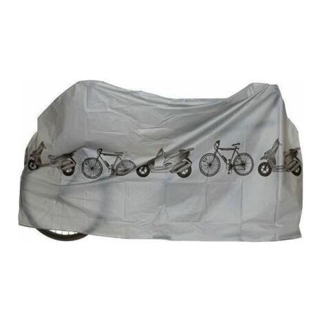 Bâche imperméable, housse de protection pour scooter, vélo, gris, 210 x 100 cm (1/4)