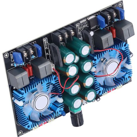Carte Amplificateur Audio Numérique 2 Canaux TDA8954TH avec Ventilateur de Refroidissement