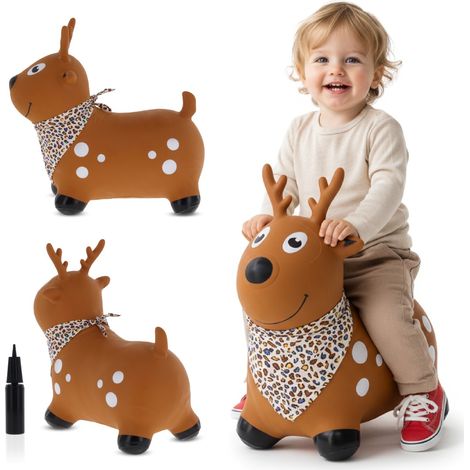 Maglione per bambini con pompa, marrone, con bandana (1/5)