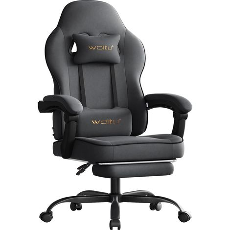 WOLTU Technology Fabric RACING OFFICE CHAIR IN Grey (1/5)