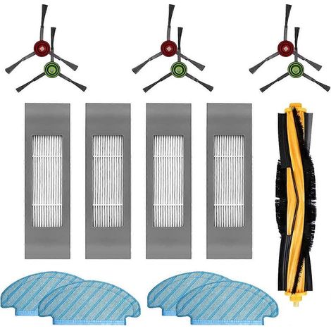 Kit de filtres à filtre pour Ecovacs Deebot Ozmo T8 Aivi T8Max N8 Pro N8 Pro+ T9 T9+ Roboter-Staubsauger (15 pièces) WWLAITRADINGSARL (1/5)