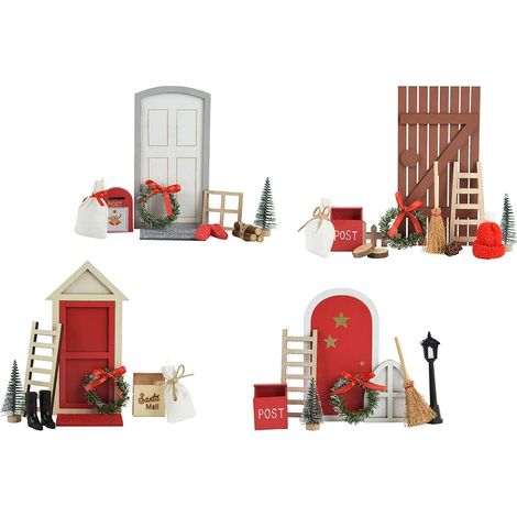 Puerta mágica de navidad, 9 x 18 cm, modelos variados (1/2)