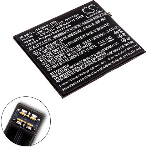 NX - Batterie téléphone, smartphone, GSM pour Wiko Upulse Lite 3.85V 2900mAh - S104-AC80