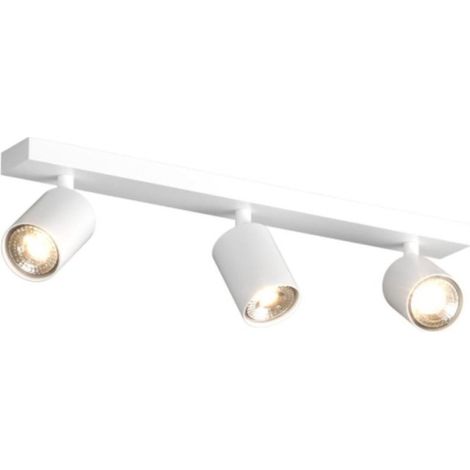 Binario moderno top light kora 1208 3 bi gu10 led faretti orientabili (1/5)