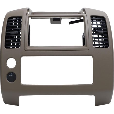 Cornice di ricambio per la console centrale del cruscotto per Ford Frontier 2005-2020, colore marrone, codice articolo 68259-ZP16A (1/5)