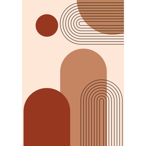 Papier peint panoramique - Boho - 195 cm x 279 cm (1/2)