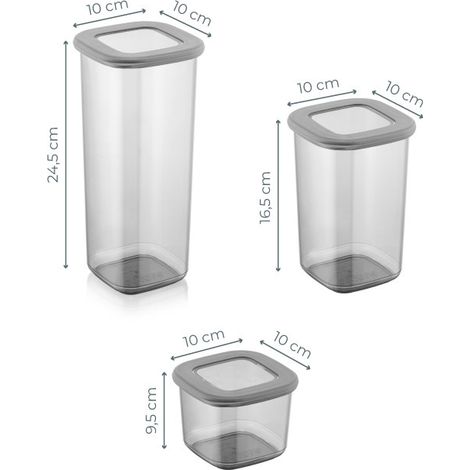 Set di scatole portaoggetti Set Antracite (1/5)