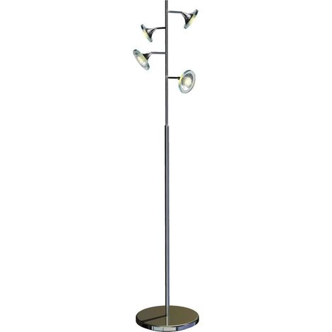 20 Watt COB-LED Stehleuchte Standleuchte Beleuchtung Chrom Leuchte  Starled 780004-4