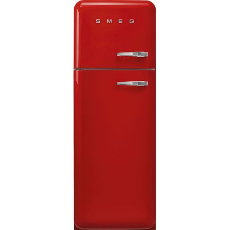 Smeg FAB30LRD6 frigorifero con congelatore Libera installazione 294 L Rosso Made in Italy. Capacità netta totale: 294 L. Cerniera porta: Sinistra. Classe climatica: SN-T, Emissione acustica: 34 dB.... (1/4)