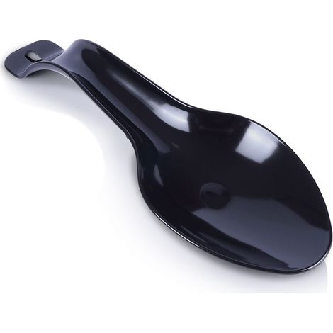 Soporte negro para cucharón y cuchara (1/5)