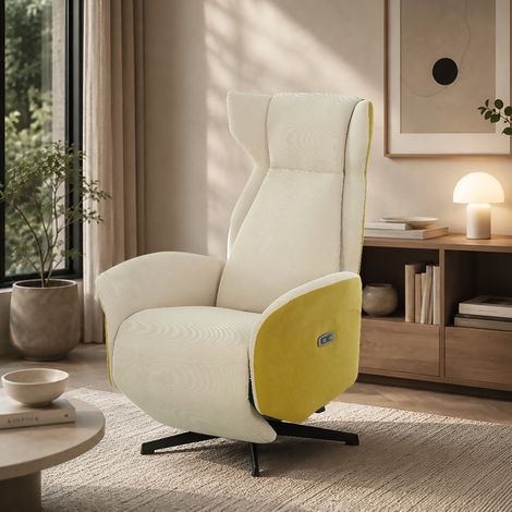 POLTRONA MOD. ARIANNA PLUS RELAX ELETTRICO ZERO GRAVITY IN TESSUTO