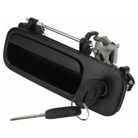 Manilla de puerta con cerradura y 2 llaves compatibles con VW Golf 4 y Polo 6N – fácil instalación – calidad profesional (1/4)