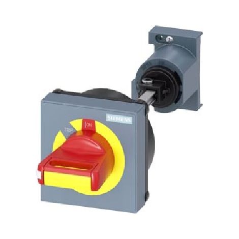 Comando Rotativo Bloccoporta Off Di Emergenza, Grandezza Costrittiva S00-S3 Albero 130 Mm Giallo