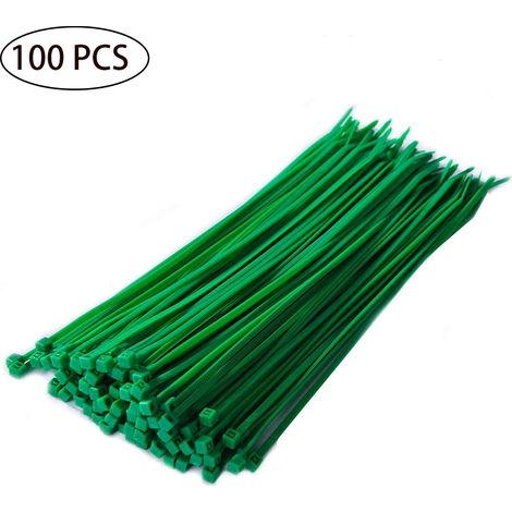 Attache-Câble - Nylon - 20 cm - Auto-Bloquant - Pour Gestion de Câbles Intérieure - Lot de 100 (1/5)