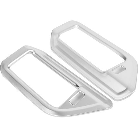 2 pièces ABS Chrome Style Sortie d'air colonnaire intérieure Couvercle garniture Compatible X5 X7 2019 (1/5)
