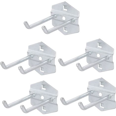 5PCS Crochet de rangement, acier galvanisé, capacité 3-5kg, pour atelier et garage (1/5)