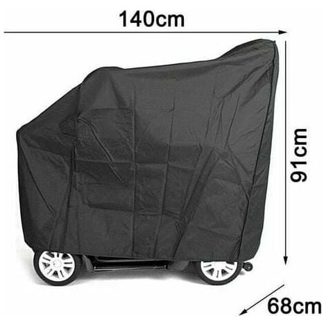 Rollerabdeckung 140x68x91cm, Farbe Schwarz (1/4)