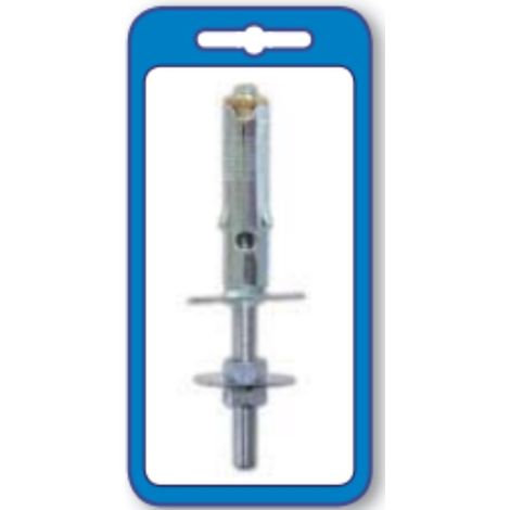 MASIDEF - 4 TASSELLI ACCIAIO DOPPIO DADO- 8X45 MM