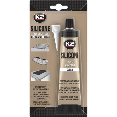 Sigillante siliconico liquido K2, trasparente, 85 g