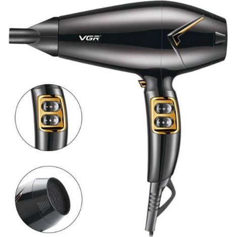 TRADE SHOP - Asciugacapelli Phon Professional 2200w Asciuga Capelli Doppia Funzione Velocità - (1/5)