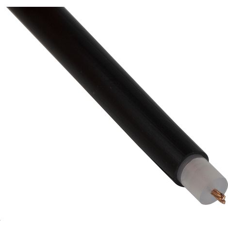 Fil de câblage électrique RS PRO 0,5 mm² 20 AWG Non blindé, 25 kV, Polyéthylène Noir, 25m ( Prix pour Bobine de 25 Mètres )