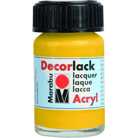 Decorlack Acryl Marabu 15 ml Giallo Medio (1/2)