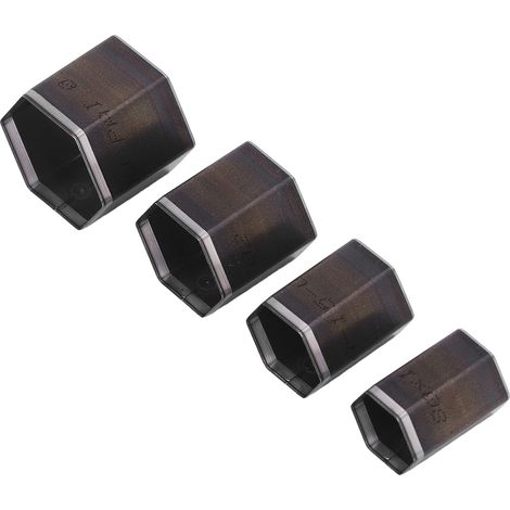 Ensemble de 4 pièces comprenant des moules hexagonaux de découpe manuelle, des outils de poinçonnage manuels et des moules de découpe du cuir. (1/5)