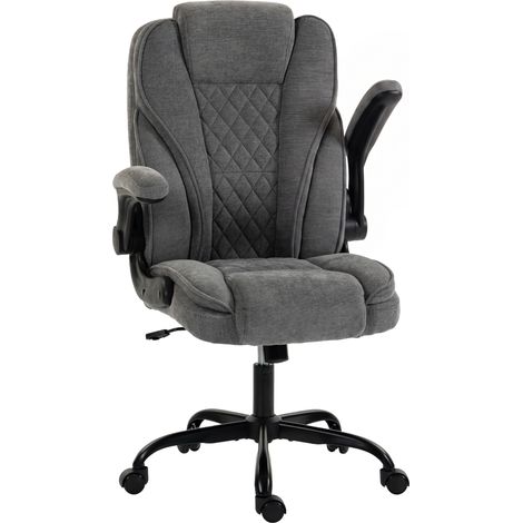 Office Chair, Flip-Up Armrests, 167.64 x 137.16 x 299.72 cm, Grey (1/5)