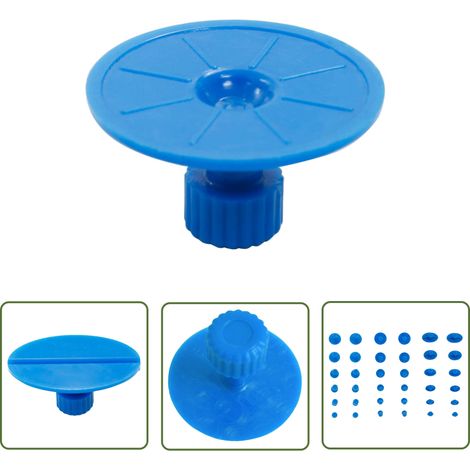 The Living Store Outil d'élimination de bosses de voiture 36 pcs - Languettes De Colle - Réparation De Bosses - Kit De Réparation Auto - Outil De Carrossier - Éliminateur De Bosses (1/5)