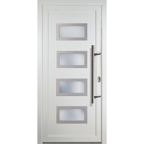 Signum ExklusivPVC Model 92, innen: weiß, außen: weiß, Breite: 88cm, Höhe: 200cm, Öffnungsrichtung: DIN rechts