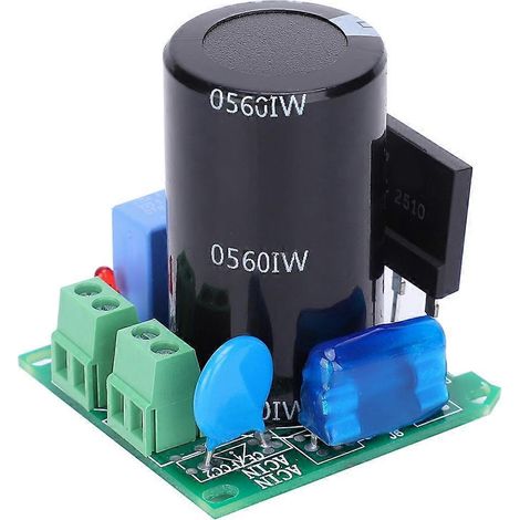 5A 470µF Kondensator-Gleichrichterplatinenmodul, Eingang AC 220 V, Ausgang 0–300 V DC, Mehrfachschutz