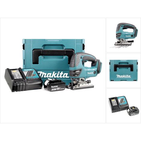 Makita DJV 180 RM1J Akku Stichsäge 18V + 1x Akku 4,0Ah + Ladegerät + Makpac (1/5)