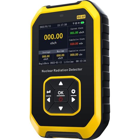Contatore Geiger, rilevatore di radiazioni nucleari, rilevatore di radiazioni nucleari, rilevatore di radiazioni, tester di radioattività, contatore Geiger, dosimetro