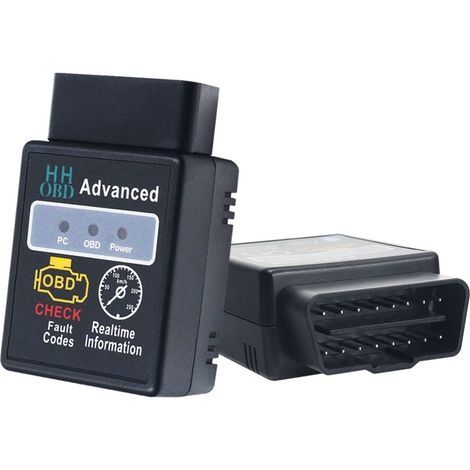 HH OBD ELM327 V2.1 Bluetooth OBD2 OBDII CAN-BUS – Kfz-Diagnosegerät, Motorscanner, Schnittstellenadapter (1/4)