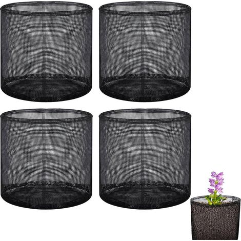 Panier d'étang Sacs de Plantation Aquatique Pot de Fleurs en Maille Respirante Paniers Étang en Tissu Respirant Panier Flottant Plantes Aquatiques pour Bassin de Jardin Paniers de Culture (A) (1/5)