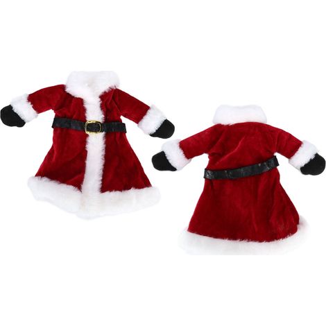 Weihnachtsbademantel, Rotweinflaschenhülle, Heimdekoration, Weihnachtsgeschenk 2021 und Silvestergeschenk 2022 (1/5)