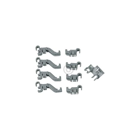 Pinces de panier compatibles avec Bosch 00632372 pour panier inferieur de lave-vaisselle