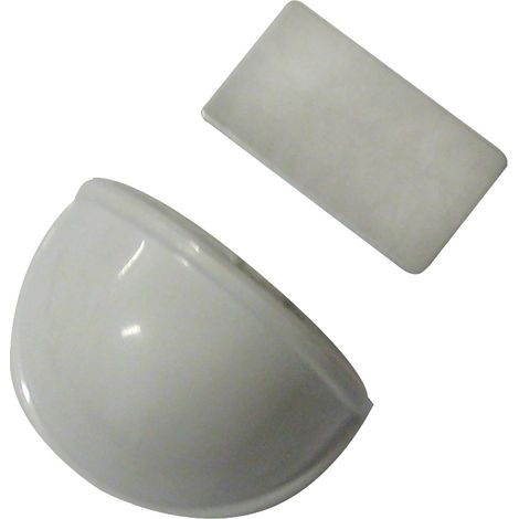 Utilia FERMAPORTE MAGNETICO ADESIVO BLISTER 1 PZ  Bianco 12.00 confezioni