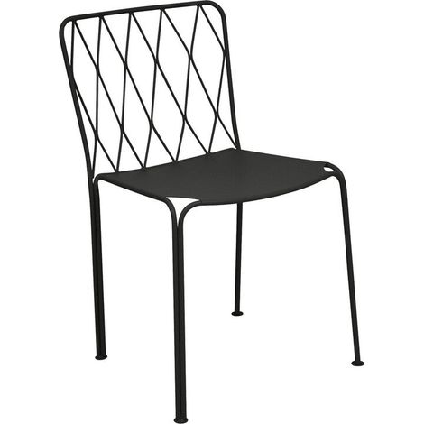 [NEUWERTIG] B-Ware Fermob Kintbury Gartenstuhl Stuhl Outdoor lakritze texturiert UV-beständig Sitz (1/2)