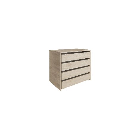 Cajonera 4 cajones Teruel acabado en roble alma. 61.8cm(alto) 60cm(ancho) 45cm(fondo)