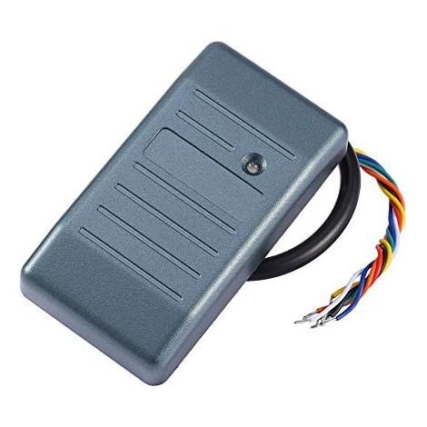 Lecteur de Carte d'identité RFID EM, Lecteur de Contrôle d'accès sans Contrôle d'accès RFID 125 kHz pour Carte d'identité 125 kHz Wiegand 26 Etanche (1/5)