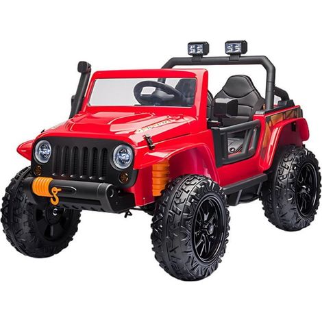 Todoterreno 12V Rojo - Coche eléctrico para niños (1/2)