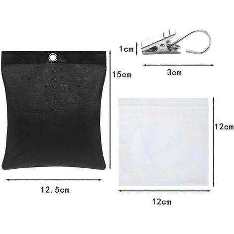 Lot de 8 contrepoids pour rideaux de gazebo d'extérieur, résistants au vent, réutilisables, avec fond renforcé, sacs de sable pour contrepoids de gazebo (1/5)