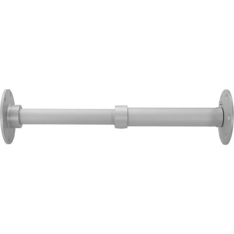 Pied de table amovible réglable en hauteur 445‑685 mm, télescopique, en alliage d'aluminium argent givré, pour camping-car, yacht ou caravane (1/5)