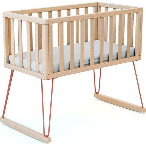 JURABABY - Berceau à bascule ONLY en bois (1/5)