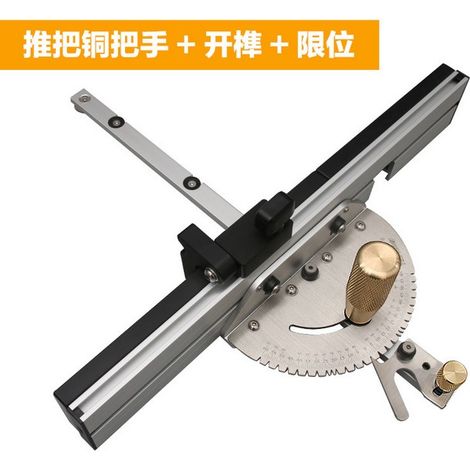 Scie de Table portative en alliage d'aluminium, jauge à onglets pour Machine à graver à puces rabattables