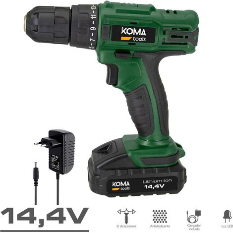 14,4V KOMA TOOLS Bohrschrauber - 1,5Ah Akku - Ladegerät (1/5)