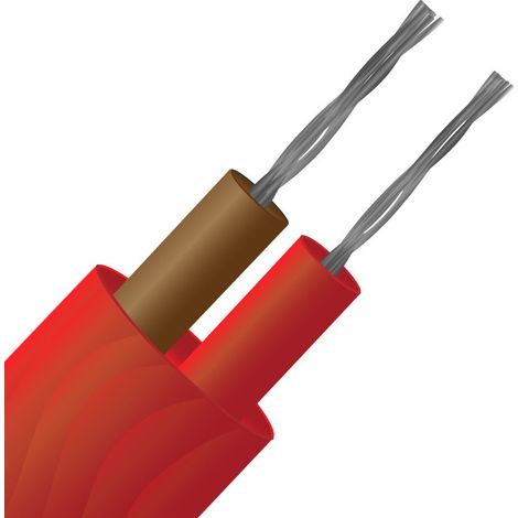 Câble pour thermocouple type K RS PRO, 10m, Non blindé, temp. max. +105°C, gaine PVC ( Prix pour 1 )