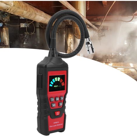 Analyseur portatif de testeur de fuite de détecteur de gaz inflammable Combustible de LED de HT601A (1/5)