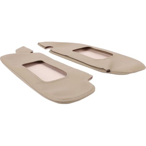 Housse de Protection pour Pare-Soleil, élégante, Résistante aux Rayures, de Remplacement pour 1994-2004, en Cuir PU, Choix de Cadeau pour Les Amateurs de Voitures (Beige)